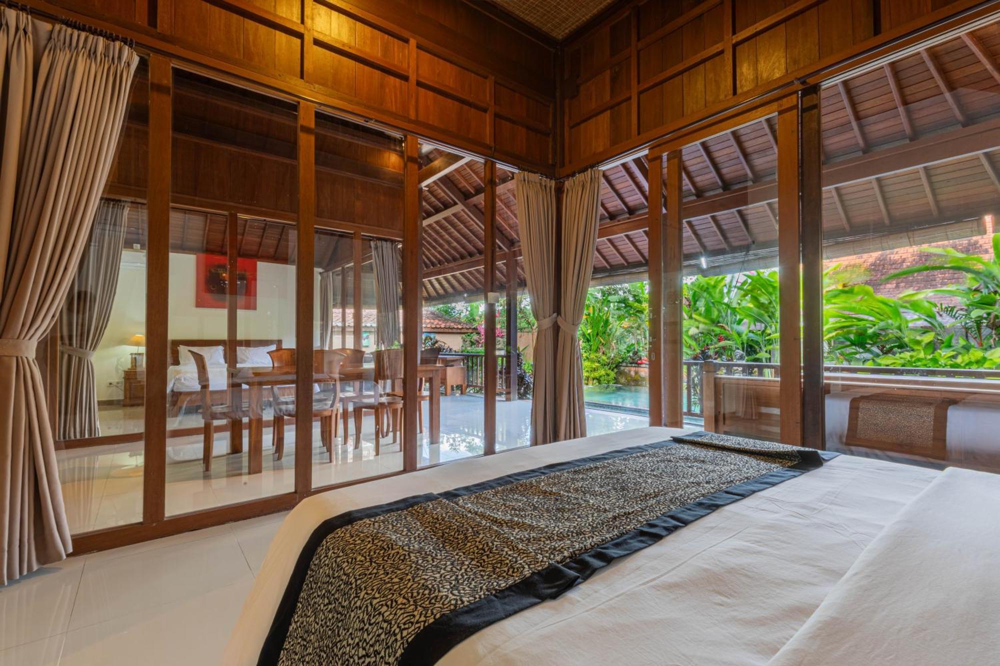 Sari Bamboo Bungalows Ubud Exterior foto