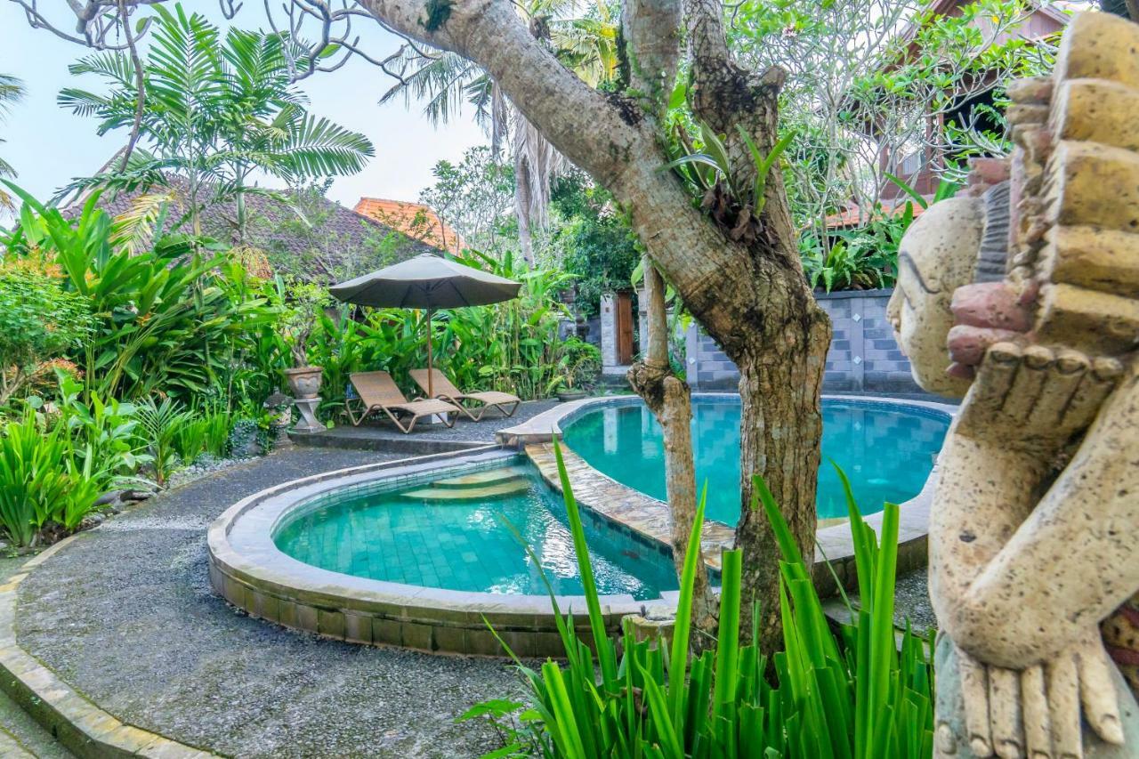 Sari Bamboo Bungalows Ubud Exterior foto
