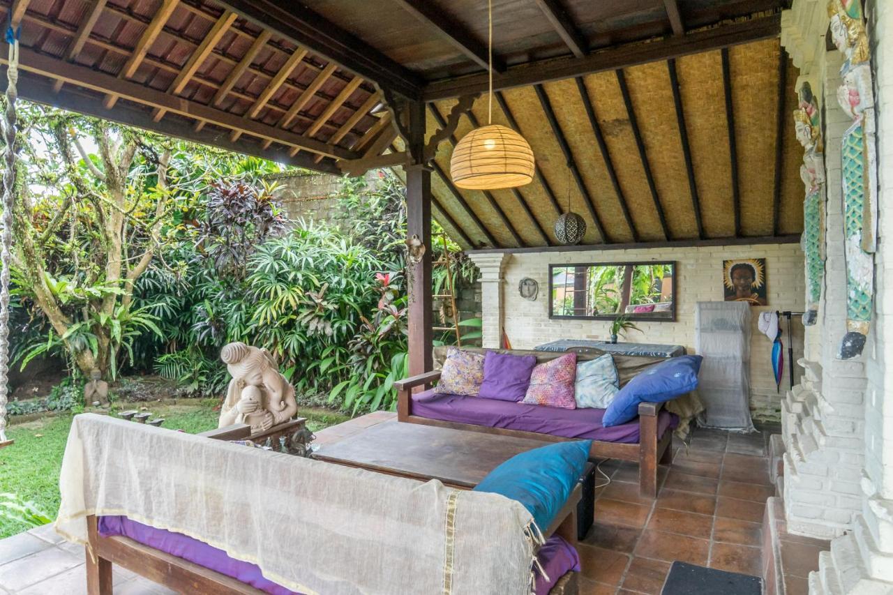 Sari Bamboo Bungalows Ubud Exterior foto